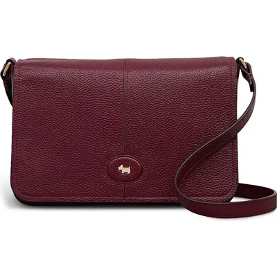 Radley London Radley Maldon Mews Medium Flapover Crossbody Bag In Burgundy