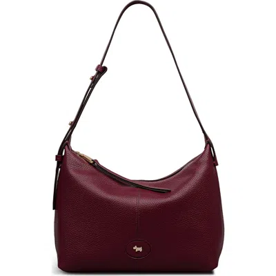Radley London Radley Maldon Mews Medium Leather Shoulder Bag In Burgundy