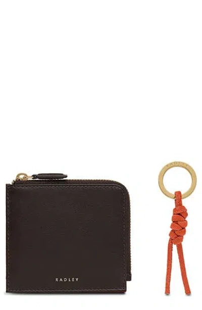 Radley London Radley Medium Chilworth Street Card Case & Key Ring Set In Orange