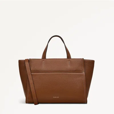 Radley London Radley Oak Street Medium Ziptop Satchel Bag In Brown