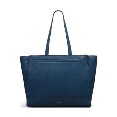 Radley London Oak Street Medium Ziptop Tote Bag In Blue