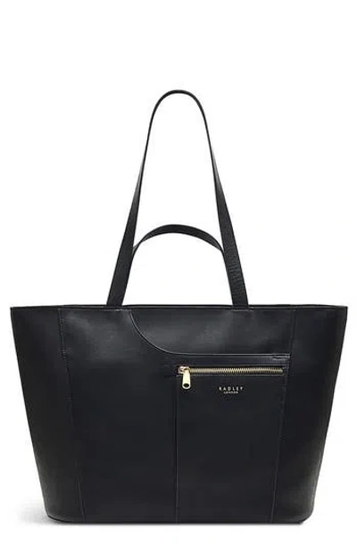 Radley London Radley Pockets Leather Large Zip Tote Bag In Black