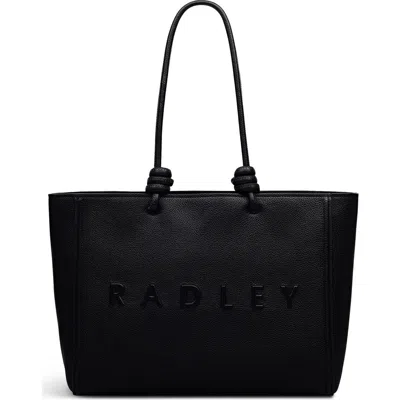 Radley London Radley Ridgeway Gardens Large Ziptop Satchel Bag In Black