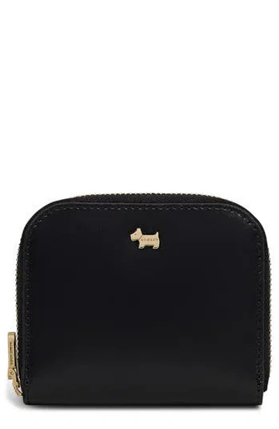 Radley London Radley Small Percy Grove Leather Zip Wallet In Black