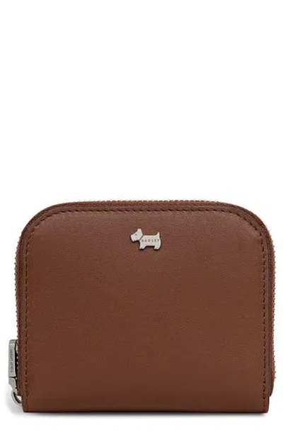 Radley London Radley Small Percy Grove Leather Zip Wallet In Brown