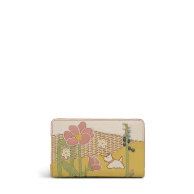 Radley London Radley Spring Blooms Medium Bifold Wallet In Orange