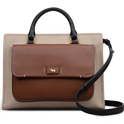Radley London Radley Talbot Way Medium Zip Top Leather Satchel In Brown