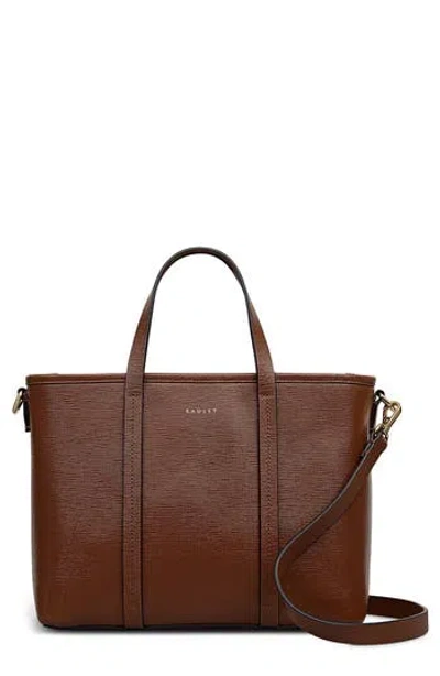 Radley London Radley Templeton Place Saffiano Leather Small Tote Bag In Brown