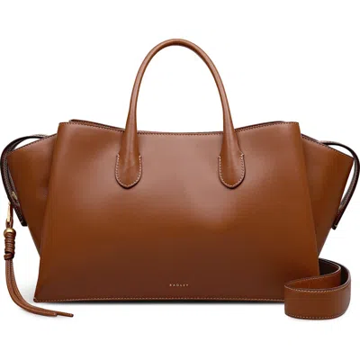 Radley London Radley The Romilly Large Ziptop Satchel Bag In Brown