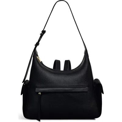 Radley London Radley The Small Fitzrovia Convertible Leather Backpack In Black