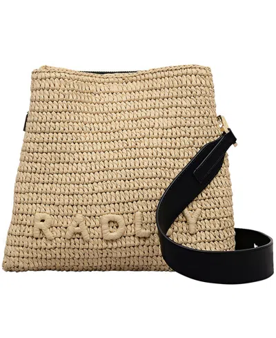 Radley London Raffia Small Compartment Crossbody Bag In Brown