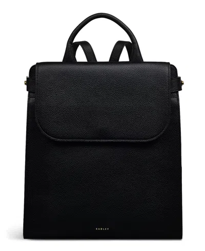 Radley London Rathbone Large Flap Over Backpack Bag In Black