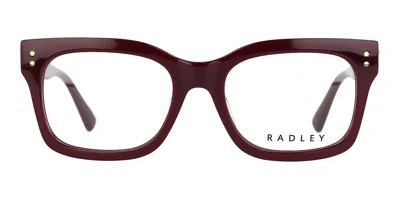 Radley London Rdo Margot 162 Women's Glasses Red Size 51 - Free Lenses - Blue Light Block Available In Burgundy