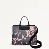Radley London Responsible Ziptop Floral Grab Bag Black
