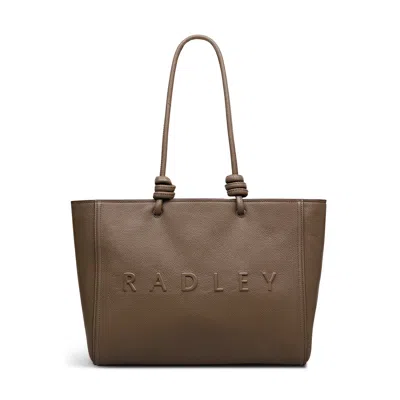 Radley London Ridgeway Gardens Large Ziptop Tote Bag In Brown