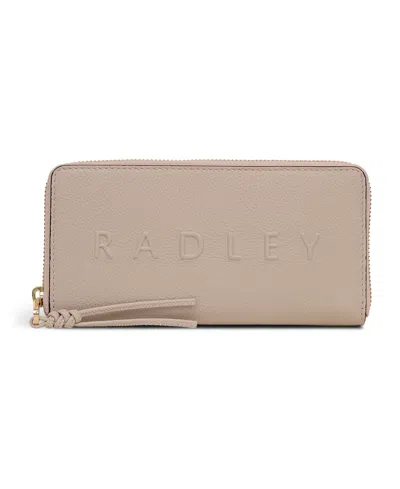 Radley London Ridgeway Gardens Mini Zip Around Wallet In Neutral