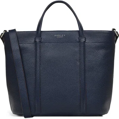 Radley London Rivington Leather Grab Tote Bag In Ink
