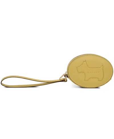 Radley London Rydon Road Leather Mini Coin Wallet In Yellow