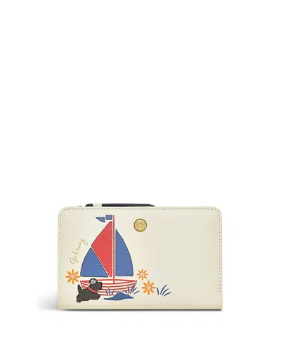 Radley London Sail Away Medium Bifold Purse In Chalk