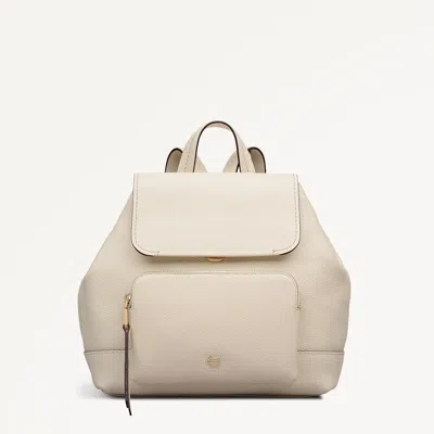 Radley London Salt Medium Flapover Backpack In White