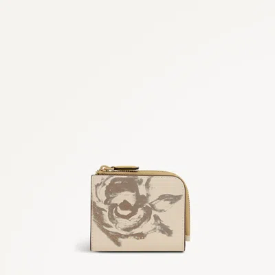 Radley London Salt Medium Zip Around Purse In White