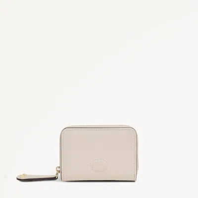 Radley London Salt Small Zip Around Purse In White