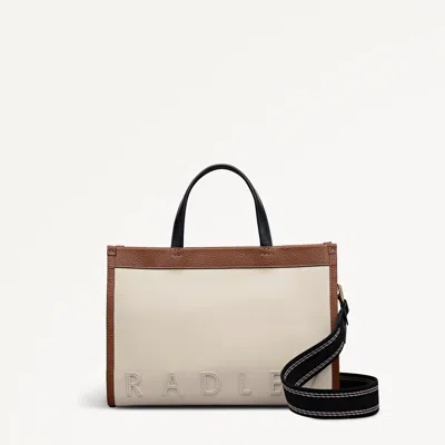 Radley London Salt Small Ziptop Grab Bag In White