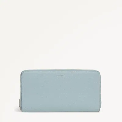 Radley London Seafoam Large Zip Around Purse In Green