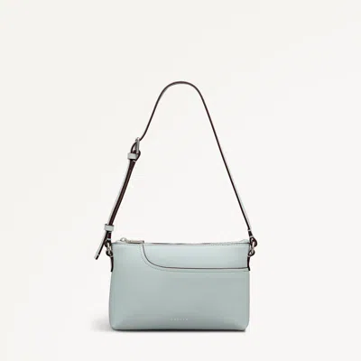 Radley London Seafoam Mini Ziptop East-west Shoulder Bag In Green