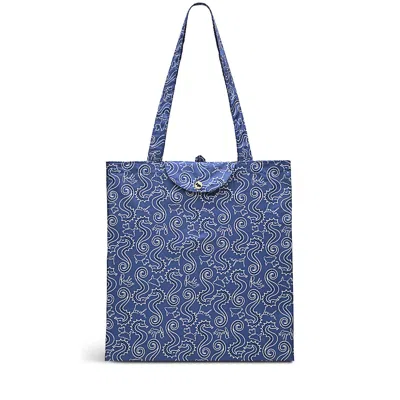Radley London Shopper Foldaway Tote Bag In Blue