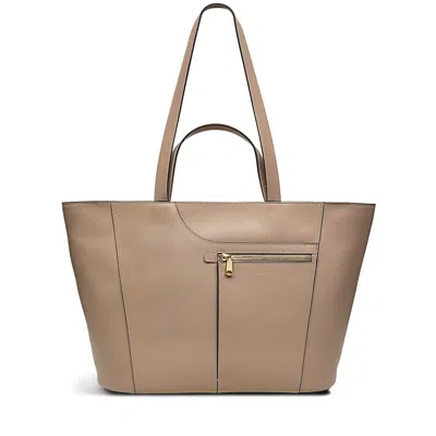 Radley London Silt Leather Beige Tote Bag
