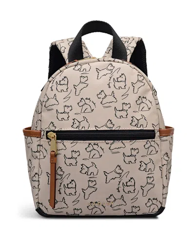 Radley London Sketch Street Mini Zip Top Backpack In Brown