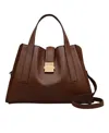 Radley London Sloane Mews Medium Zip Top Grab Satchel Bag In Brown