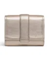 Radley London Sloane Mews Metallic Mini Flap Over Wallet In Gray