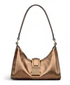 Radley London Sloane Mews Metallic Small Zip Top Shoulder Bag In Gold