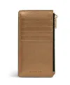 Radley London Sloane Mews Metallic Zip Top Wallet In Brown