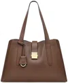 Radley London Sloane Street Zip Top Small Shoulder Bag In Dk Brown