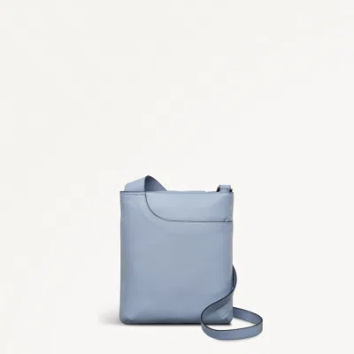 Radley London Smoke Blue Medium Ziptop Cross Body Bag