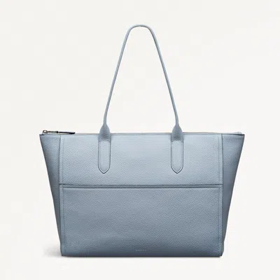 Radley London Smoke Blue Winged Shape Handbag Tote