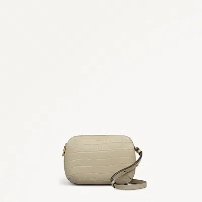 Radley London Snow Medium Ziptop Cross Body Bag In Neutral