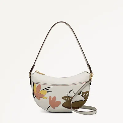 Radley London Snow Small Ziptop Shoulder Bag In White