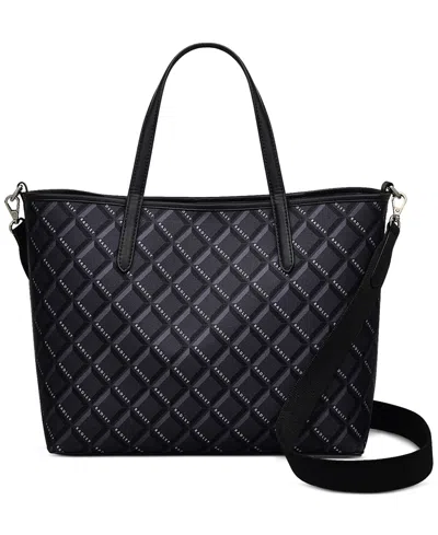Radley London Southwell Gardens Radley Geo Open Top Grab Bag In Black