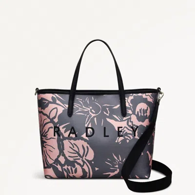 Radley London Responsible Medium Floral Grab Bag Black