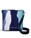 Radley London Southwell Gardens Stripe Zip Top Crossbody Bag In Multi