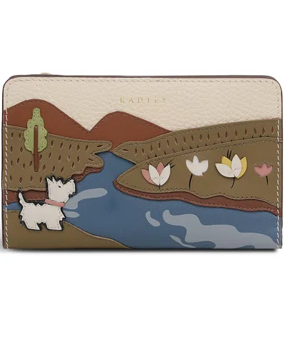 Radley London Spring Daze Mini Bifold Wallet In White