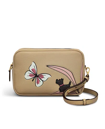 Radley London Spring Meadow Small Zip Top Crossbody Bag In Stone