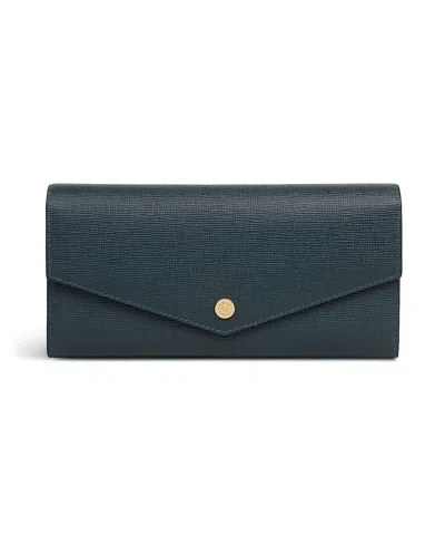 Radley London St Pancras Lane Mini Flap Over Wallet In Blue
