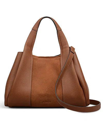 Radley London Stanhope Square Small Zip Top Grab Bag In Brown