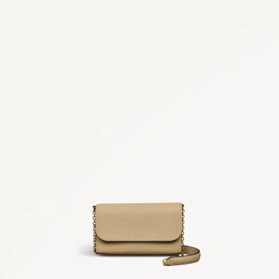 Radley London Stone Leather Phone Crossbody Bag Beige