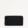Radley London Stone Leather Beige Matinee Purse In Black